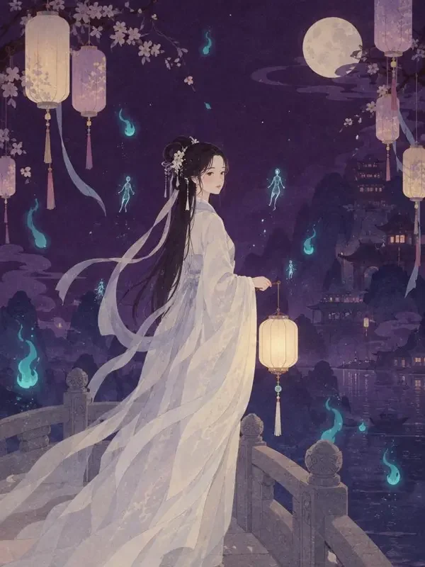 《山鬼备客》封面：她替山鬼开门，替活人关门